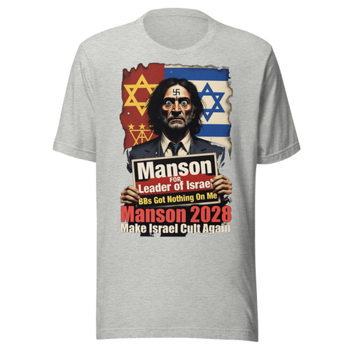 Manson for PM: Vote for Chaos in Comfort! Funny T-Shirt — Designed by @censoredsupply