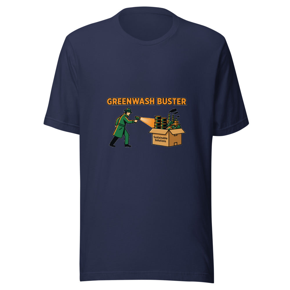Greenwash Buster Eco Detective Graphic Tee — Designed by @censoredsupply