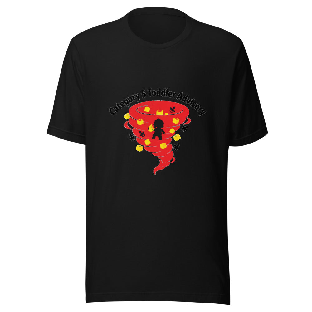 Category 5 Toddler Advisory Tornado Graphic Tee — Designed by @censoredsupply