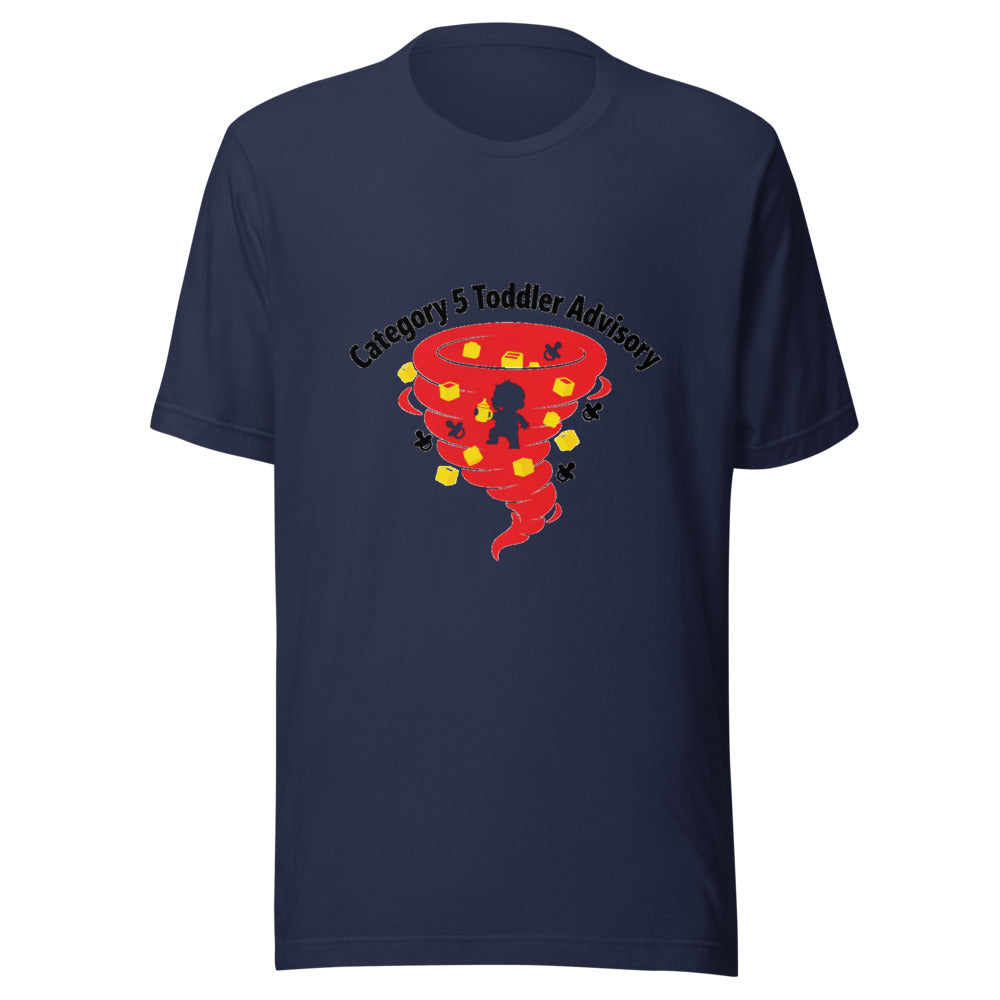 Category 5 Toddler Advisory Tornado Graphic Tee — Designed by @censoredsupply