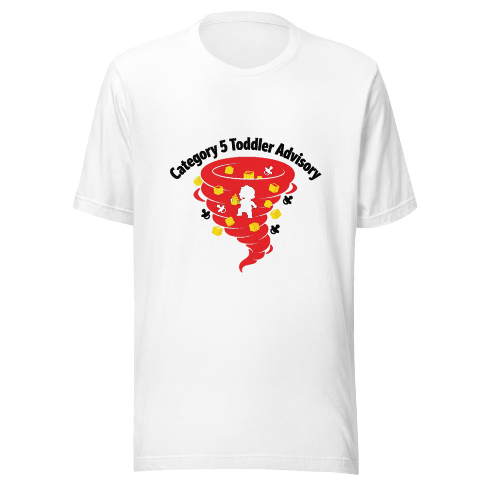 Category 5 Toddler Advisory Tornado Graphic Tee — Designed by @censoredsupply