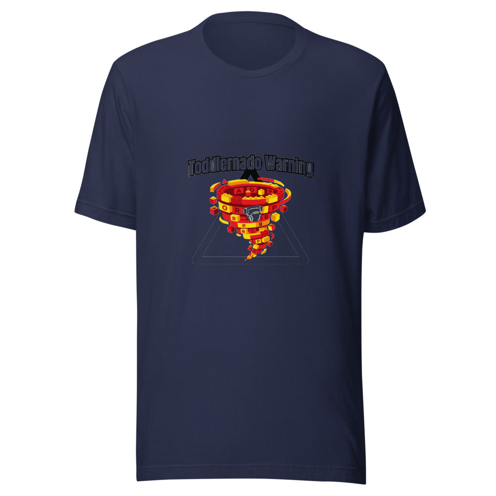 ToddlerNado Warning Blocks Graphic Tee Gift — Designed by @censoredsupply