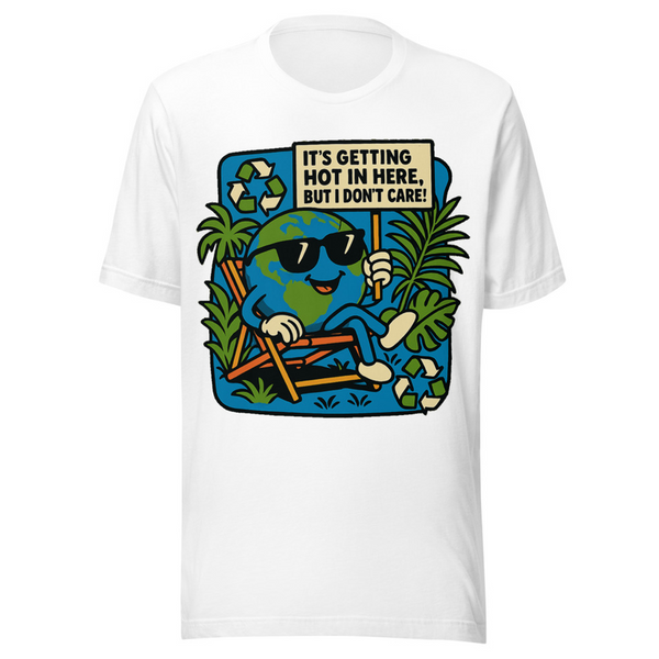 Climate Activism and Denial Featuring a Playful Pun Graphic Tee — Designed by @censoredsupply