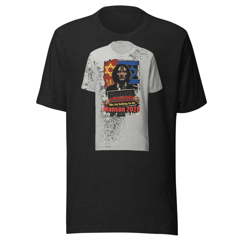 Manson for PM: Vote for Chaos in Comfort! Funny T-Shirt — Designed by @censoredsupply