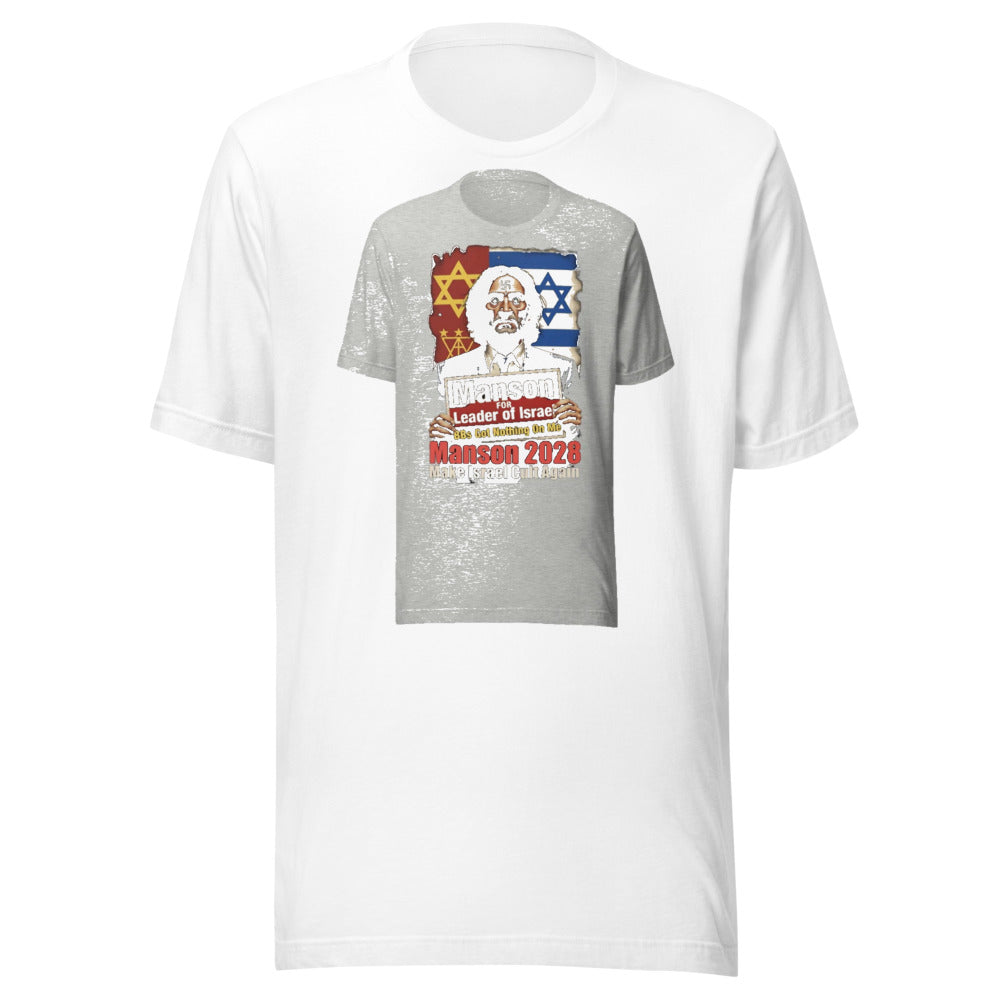 Manson for PM: Vote for Chaos in Comfort! Funny T-Shirt — Designed by @censoredsupply
