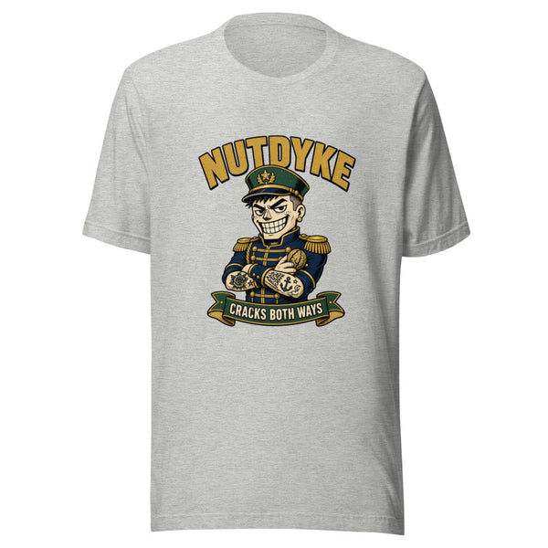 Nut Cracker - Nutdyke Cracks Both Ways Character Graphic Tee — Designed by @censoredsupply