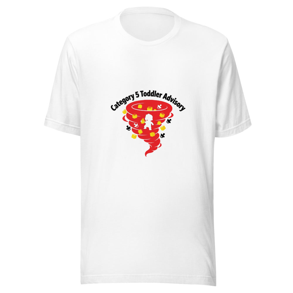Category 5 Toddler Advisory Tornado Graphic Tee — Designed by @censoredsupply — Nuvra Supply Co graphic tee