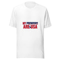 My Pronouns Are USA Patriotic Graphic Tee — Designed by @censoredsupply — Nuvra Supply Co graphic tee