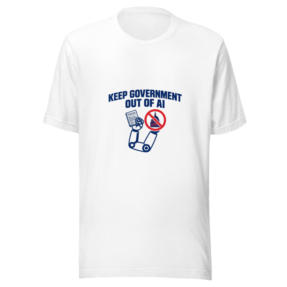 Keep Government Out of AI Constitution Graphic Tee — Designed by @censoredsupply — Nuvra Supply Co graphic tee