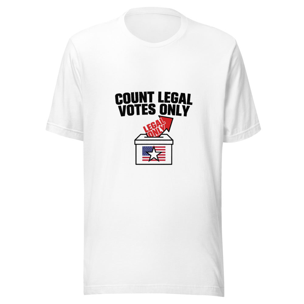 Count Legal Votes Only Ballot Box Graphic Tee — Designed by @censoredsupply — Nuvra Supply Co graphic tee