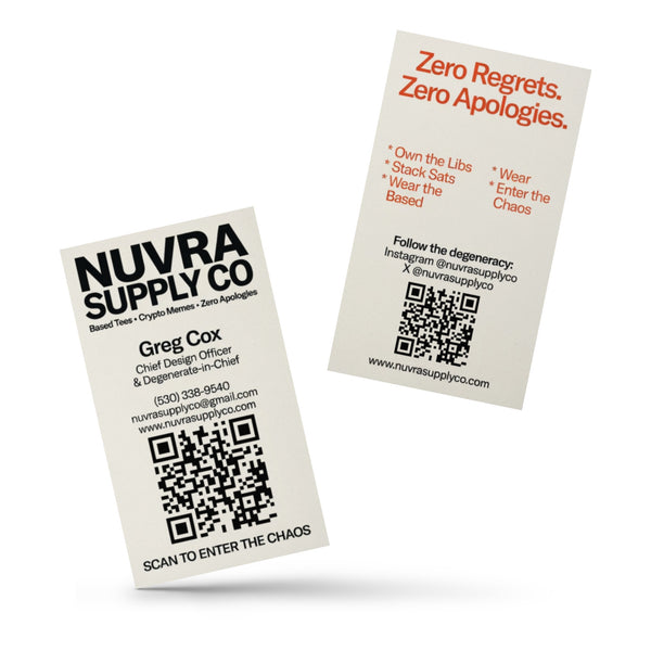 Set of business cards (Greg)