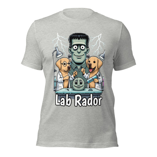 Lab Rador Frankenstein Labrador Scientist T-Shirt - Funny Dog Pun Shirt