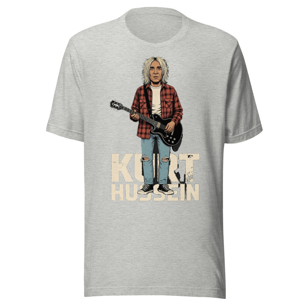Kurt Hussein Tee: Rocking Out with a Dose of Irony! — Designed by @censoredsupply