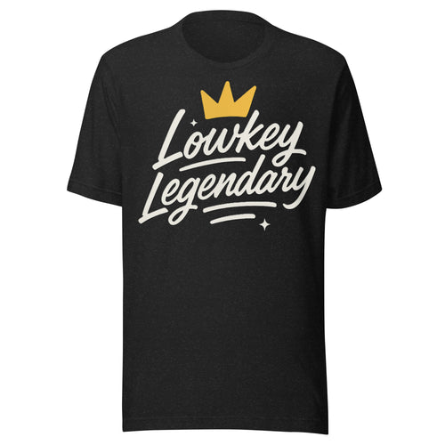 Lowkey Legendary Crown T-Shirt - Pastel Pink Graphic Tee