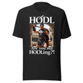 HODL Your Horses: Gladiator-Inspired Crypto Humor Tee — Designed by @censoredsupply