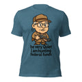 Be Very Quiet I Am Hunting Federal Funds Funny T-Shirt - Tim Walz Elmer Fudd Parody Tee — color option 3