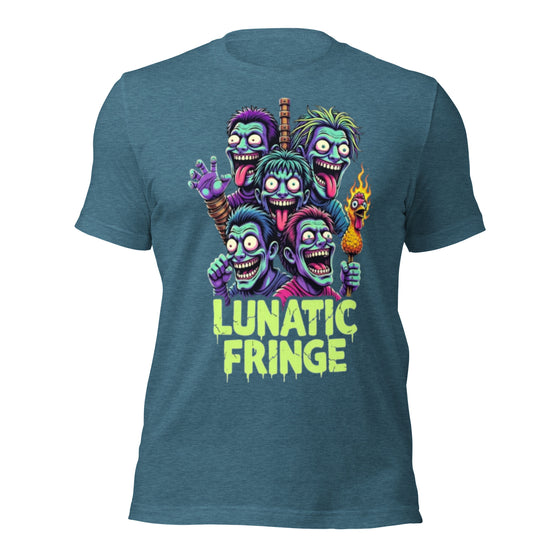Lunatic Fringe Zombie Crew T-Shirt - Funny Horror Punk Graphic Tee