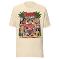 Bubba's Island Funny Tropical Parody Beer Bikini T-Shirt — color option 4