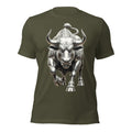 .999 Fine Silver Wall Street Bull T-Shirt - Silver Bull Market Back Print Tee — color option 3