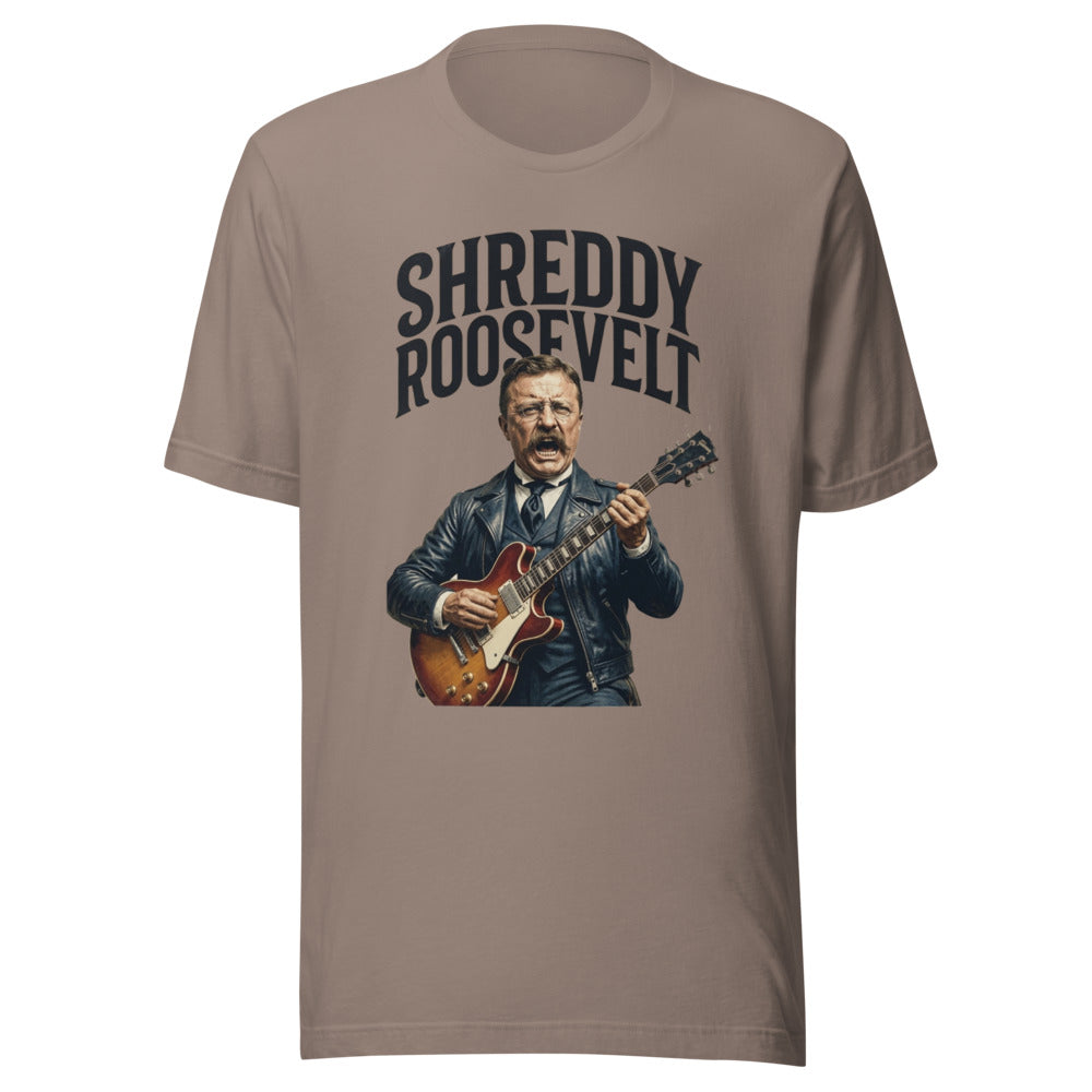 Shreddy Roosevelt: Rockin' History with a Twist - Premium Tee — Designed by @censoredsupply