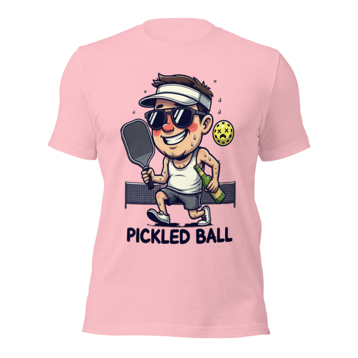 Pickled Ball Pickleball T-Shirt - Funny Pickleball Player Drinking Shirt — color option 4