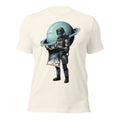 Alien Astronaut Saturn Cosmic Map Sci-Fi Graphic T-Shirt — color option 4