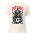 Mogadishu Ocean Invaders Soccer T-Shirt | Mogadishu Invaders Conquer the Pitch Graphic Tee | Somali Pirate Cat Soccer Parody Shirt Unisex — color option 4