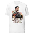 Bill Clinton Highway to Hell Hot Rod Funny Parody T-Shirt — color option 5