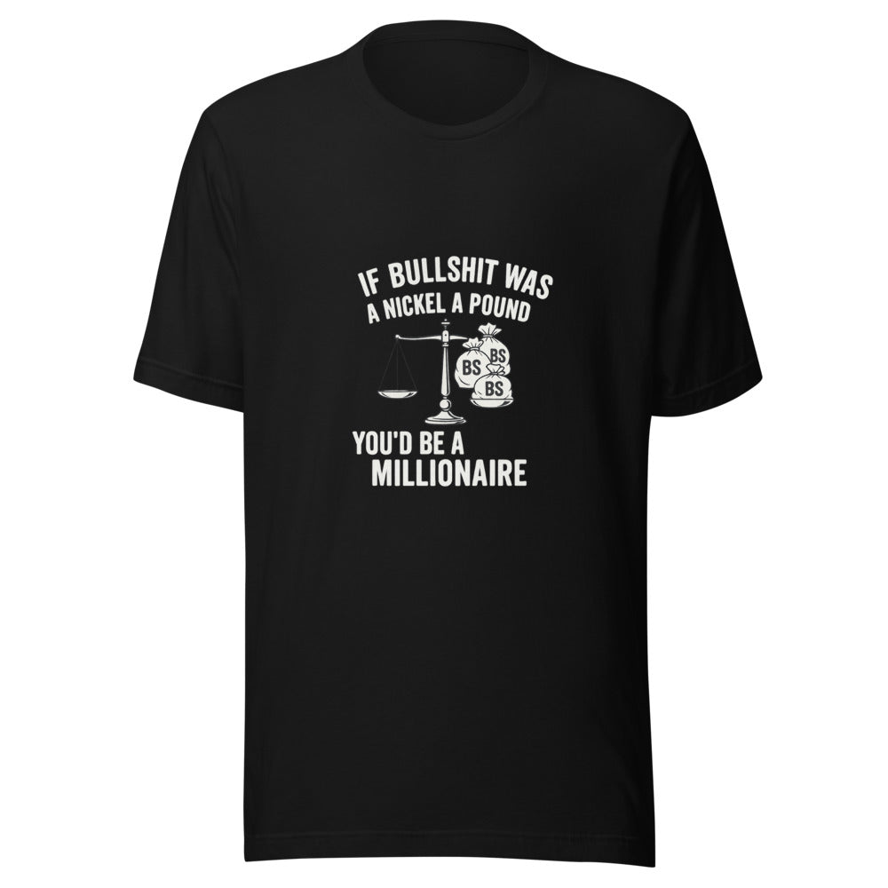 .999 Fine Silver Wall Street Bull T-Shirt - Silver Bull Market Back Print Tee