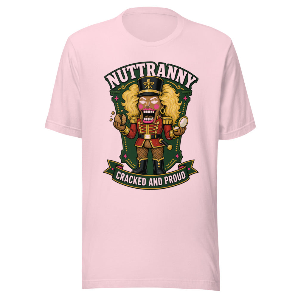 Nuttranny Nutcracker Cracked And Proud Graphic Tee — Designed by @censoredsupply — color option 5